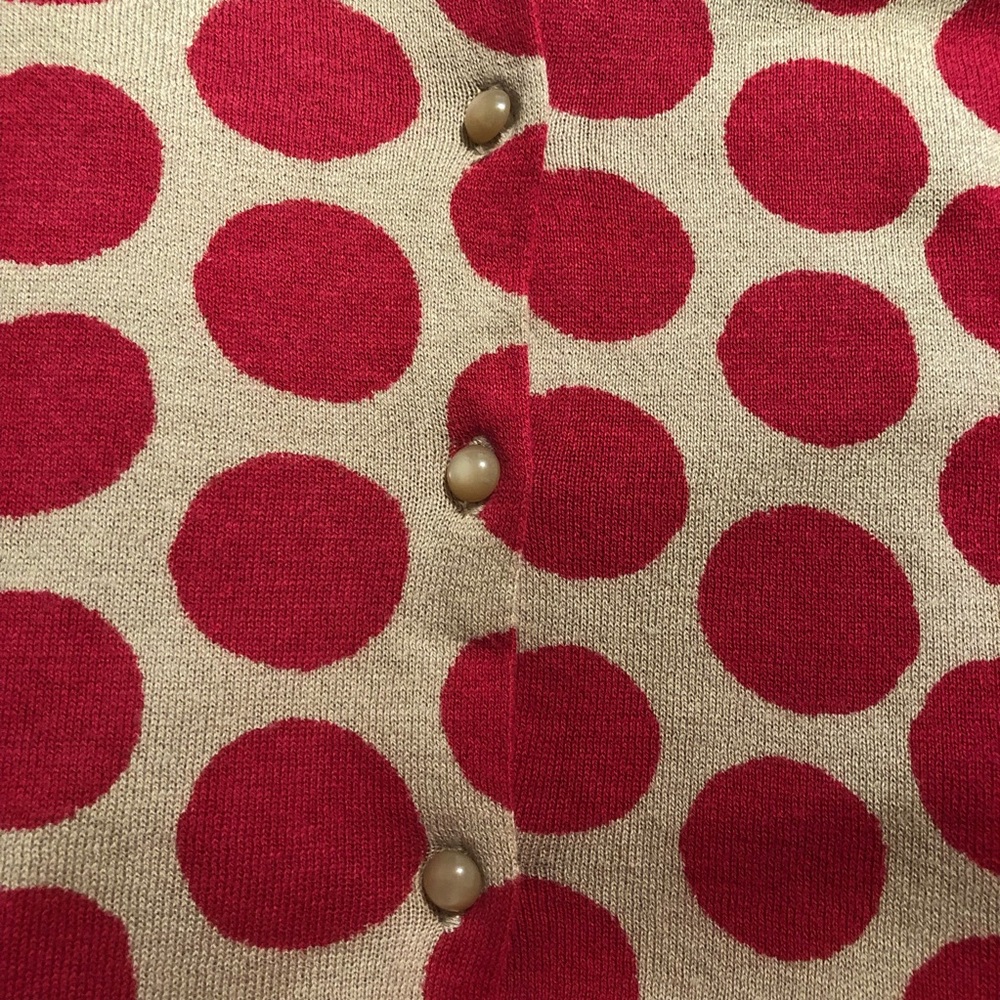 Loft Tan & Red Sweaters Size- Large - Picture 5 of 5